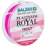 Balzer Platinum Royal Trout Schnur - 150m monofile Angelschnur, Durchmesser/Tragkraft:0.19mm / 4.6kg, Farbe:Pink
