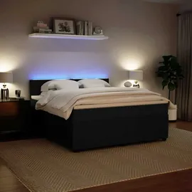 vidaXL Boxspringbett 180 x 200 cm Schwarz