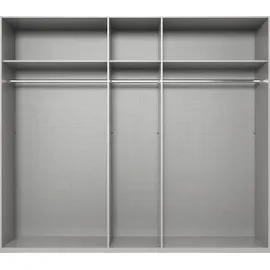 WIMEX Schwebetürenschrank »Atlanta by fresh to go«, mit Akustikpaneel Optik (3D Leisten), Lamelle schwarz