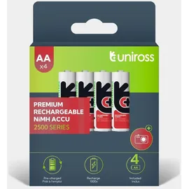 UNIROSS Batteries HYBRIO AA 2350 mAh 4 St.