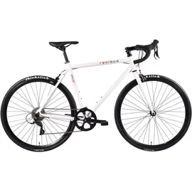 redloud Rennrad FA.02, 8 Gang Shimano Shimano Sora Schaltwerk, Kettenschaltung weiß 54 cm