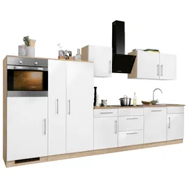 WIHO KÜCHEN Küchenzeile »Cali«, ohne E-Geräte, Breite 360 cm