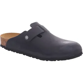 Birkenstock Boston Nubukleder geölt Damen schwarz 40 EU