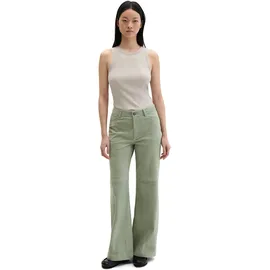 Marc O'Polo Lederhose Regular Fit Grün 38