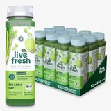 LiveFresh Kaltgepresster BIO Selleriesaft (inkl. 6,00€ Pfand) 24x250 ml Getränk