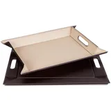 Freeform DUO Wendetablett – schoko + creme - Kunstleder - 45 x 35 cm