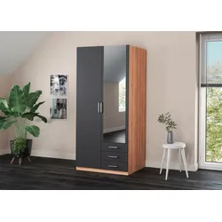 priess Kleiderschrank »Amsterdam«, mit oder ohne LED-Beleuchtung priess Artisan Eiche/Schwarz