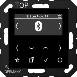 JUNG Smart Radio DABABTSW DAB+ m. Bluetooth (DAB+, UKW, Bluetooth), Radio, Schwarz