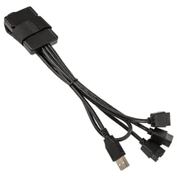 Lian Li USB Hub - schwarz Gehäuse