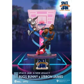 Beast Kingdom Toys - Space Jam: A New Legacy D-Stage PVC Diorama Bugs Bunny & Lebron James New Version 15 cm