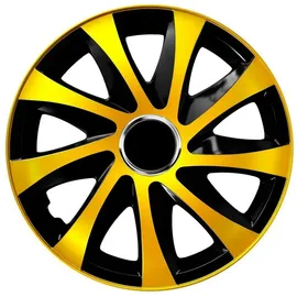 NRM Radzierblende Drift EXTRA schwarz/Gold 14 Zoll 4er Set