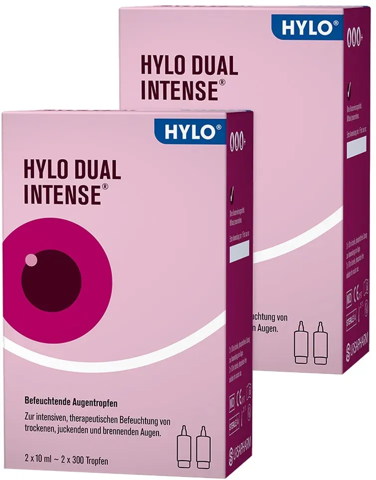 HYLO DUAL Intense Augentropfen 4X10 ml