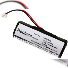 Powery Akku Haarschneider Wella Xpert HS71 1400 mAh schwarz