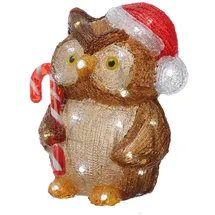 MARELIDA LED Dekofigur Eule 24 cm 5300K bis 6000K