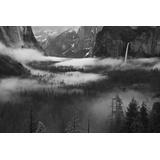 Papermoon Fototapete »Photo-Art HONG ZENG, Nebel Yosemite Valley SCHWIMMT«, bunt
