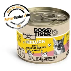 Dogs'n Tiger Katze 6 x 200g Dogs'n Tiger Herzlich Cat 6x400g