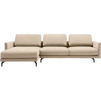 hülsta sofa Ecksofa hs.414 beige|grau 280 cm x 91 cm x 172 cm