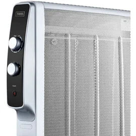 TREBS 99400 - Mobile Micathermische Heizung mit Rollen - Weiß