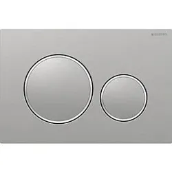 Geberit Sigma 20 Betätigungsplatte 115882SN1 Edelstahl gebürstet / poliert, easy-to-clean