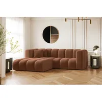 Kaiser Möbel Ecksofa L-form Sofa Grand Modular Stoff Haga und Salvador, Große Auswahl an Farben, moderner Stil, modular braun