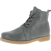 Andrea Conti Damen Stiefelette Leder Schnürboot Krepp Crepe Sohle 0344616, Größe:38 EU, Farbe:Grau