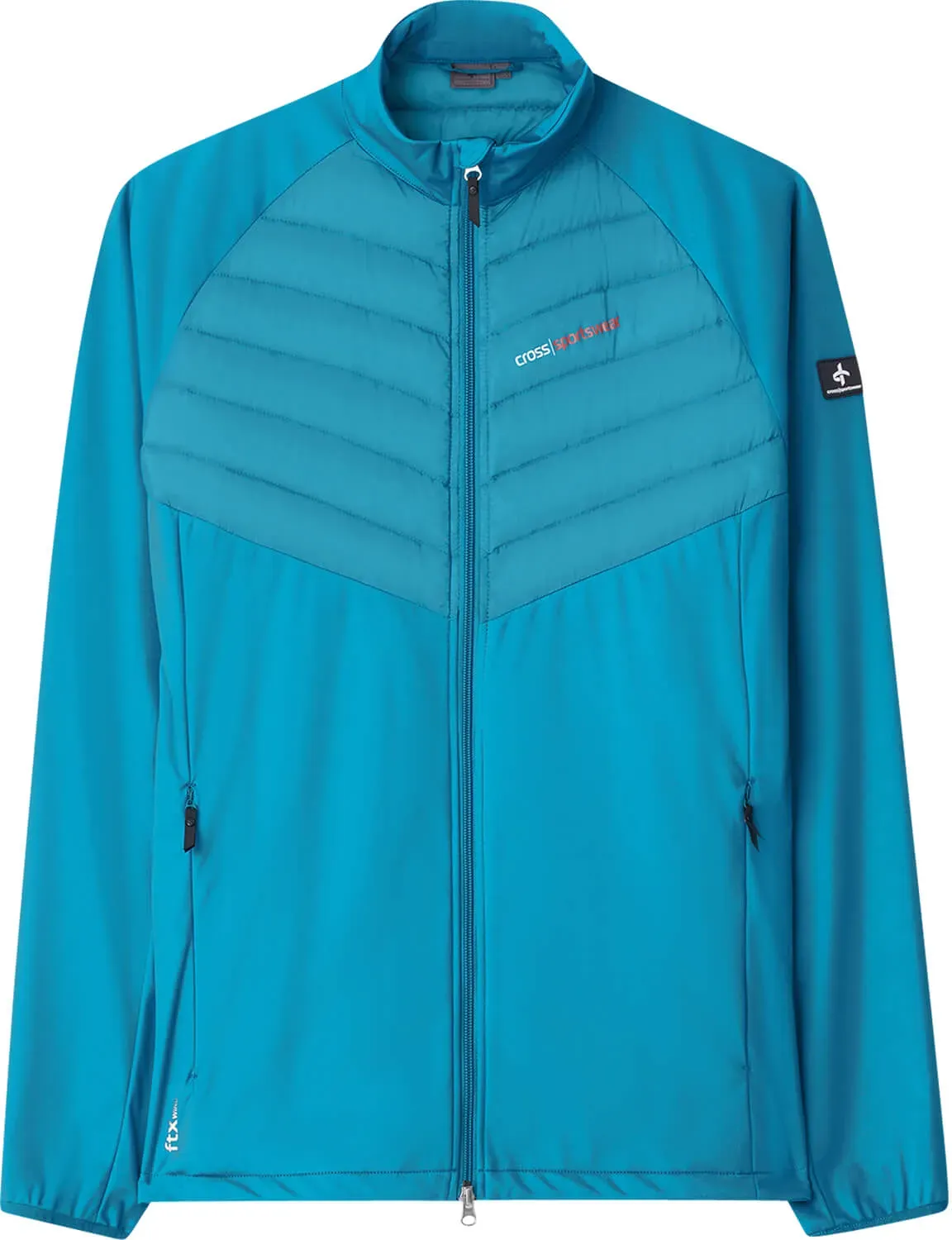 Cross Jacke Stance, blau/türkis