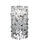 ETC Shop Hängelampe Hängeleuchte Kinderlampe Pendelleuchte Kinderzimmerleuchte, Metall silber Dekorbehang, 1x E27 Fassung, Dxh 27x152cm