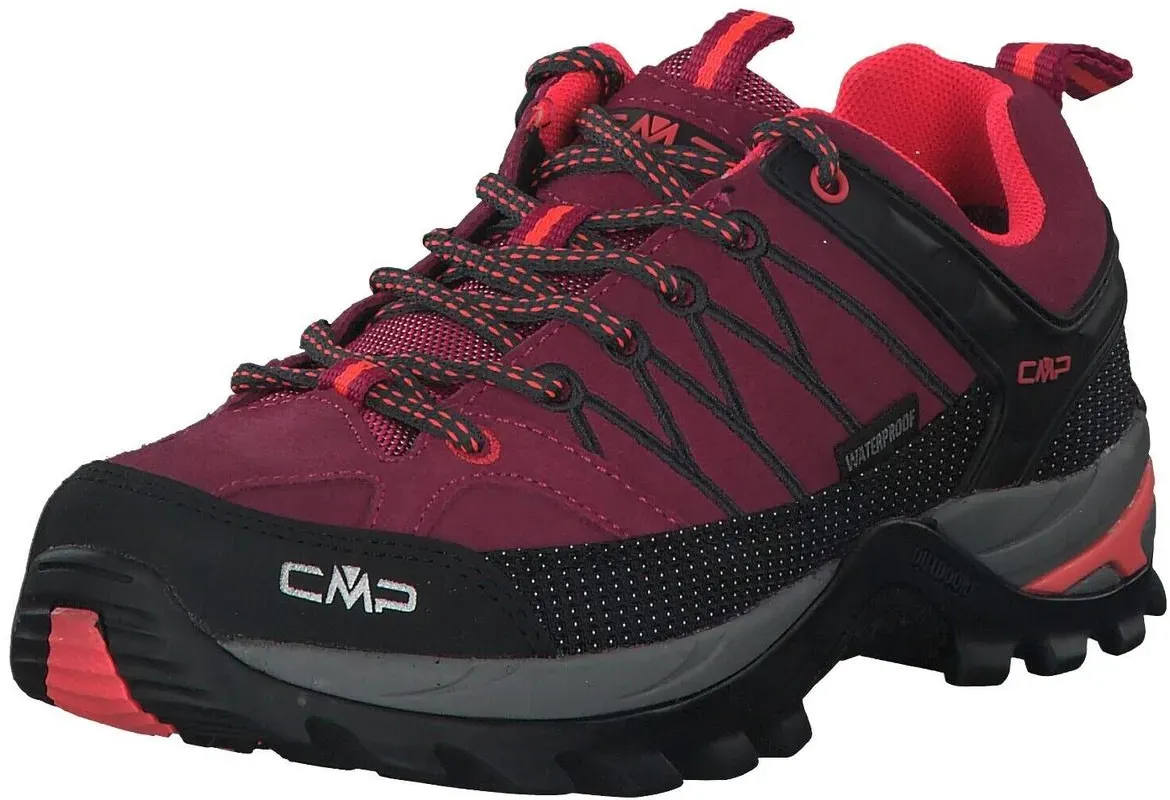 CMP Wasserdicht Damen Schuhe Rigel mit Veloursleder 3Q13246 O6HF Magenta Antracite Gr. 38