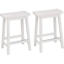 Amazon Basics Küchenhocker 61 cm hoch Weiß