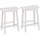 Amazon Basics Küchenhocker 61 cm hoch Weiß