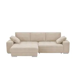 bobb Ecksofa  mit pflegeleichtem Bezugsstoff  Caro II , beige , Maße (cm): B: 305 H: 87 T: 202