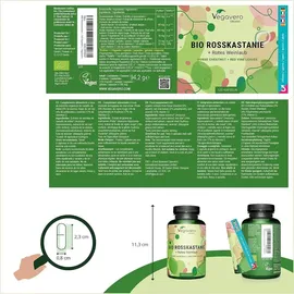 Vegavero Rosskastanie Plus BIO Kapseln 120 St.