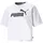 Puma Essentials Cropped Logo Tee Crop Top, white XS