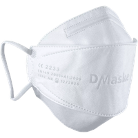 DMaske Atemschutzmaske FFP2 NR Weiß 5 Stück