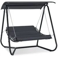 MCombo Hollywoodschaukel Grau 3-Sitzer
