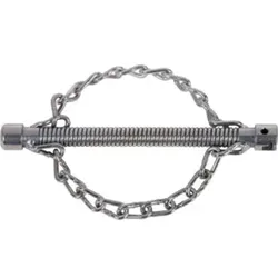 Rothenberger Kettenschleuderkopf mit 2 glatten Ketten, ohne Ring 16 mm