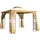 Outsunny Pavillon 3 x 3 m inkl. Seitenteile gelb/schwarz 01-0874