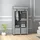 Homcom Stoffschrank Kleiderschrank mit 5 Fächern, Kleiderstange, Garderobe mit Reißverschluss, Faltschrank für Flur, Eingangsbereich, Hellgrau, 83 x 42,5 x 162,5 cm
