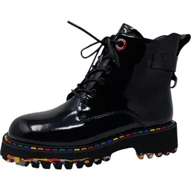 2 Go Fashion Schnürstiefel Schwarz - Schwarz - 40