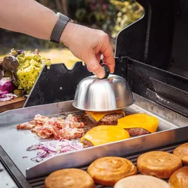 Grillrost.com Das Original Grillplatte 40 x 30 cm Edelstahl silber