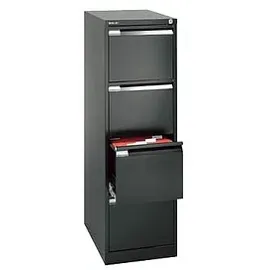 BISLEY Hängeregistraturschrank 41,3 x 62,2 x 132,1 cm schwarz