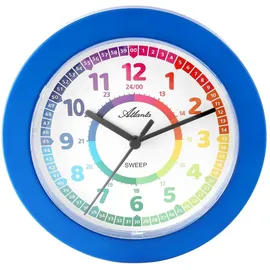Atlanta Wanduhr Kinder, blau, - 22 cm - 4483-5