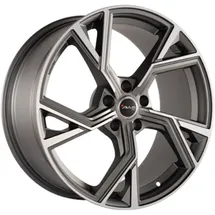 AVUS Racing Avus AF 20, 8.5x20 ET20 5x112 66,6, matt anthracite polished