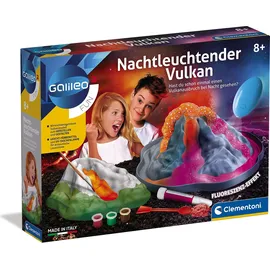 CLEMENTONI 59261 Nachtleuchtender Vulkan