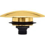 Duravit Push open Ventil für freistehende Badewanne/Ausstattungs-Set Gold Poliert