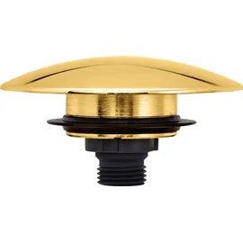 Duravit Push open Ventil für freistehende Badewanne/Ausstattungs-Set Gold Poliert