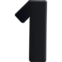 Kirsten Ziffern selbstklebend, 0-9 Aluminium schwarz eloxiert