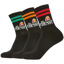 Ellesse PULLO SOCKS 3er Pack Kurzsocken Schwarz 43-46