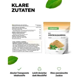 Vit4ever Bio Ashwagandha Pulver 600 g