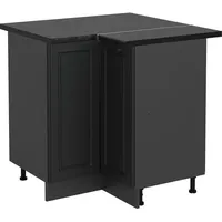 Vicco Eckunterschrank R-Line, Anthrazit Landhaus/Anthrazit, 75.6 cm, AP Anthrazit